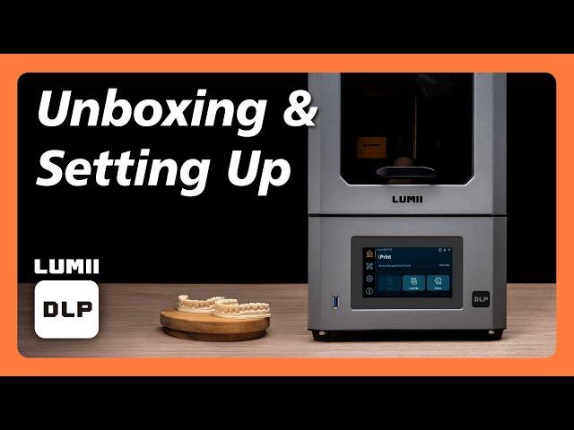 Lumii DLP 3D Printer - Unboxing & Setting Up — Phrozen 3D Printer