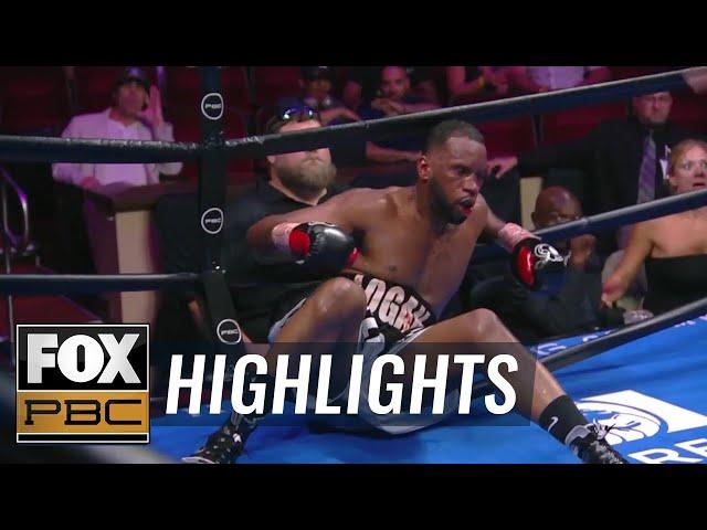 Efe Apochi KO's Earl Newman in the 2nd round | HIGHLIGHTS | PBC ON FOX