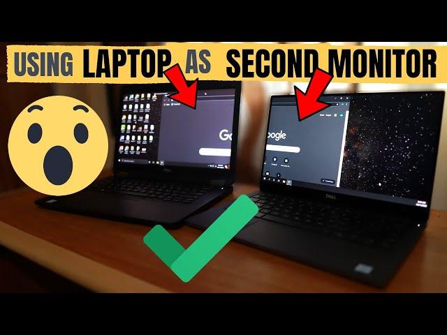 How to use a Laptop a Second Monitor