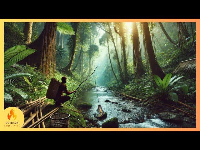 Survival alone: Primitive fishing​​ and hunting wild animals