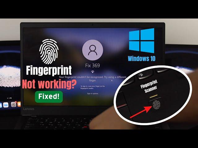 Windows 10: How To Fix Fingerprint Lock Not Working!