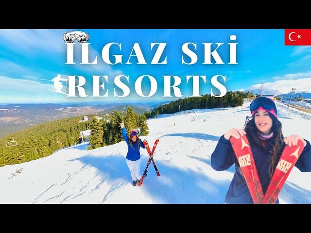 ILGAZ SKİ RESORTS İN TURKEY 2024 | SKİ VLOG