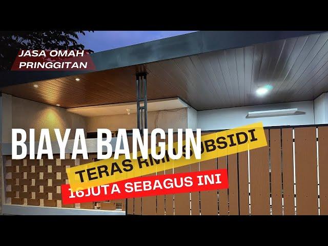 RENOVASI DEPAN RUMAH SUBSIDI TOTAL 16JT