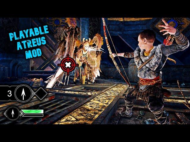 Playable Atreus Mod in God of War