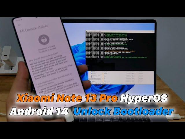 How To XIAOMI NOTE 13 Pro HyperOS - Android 14  Unlock Bootloader