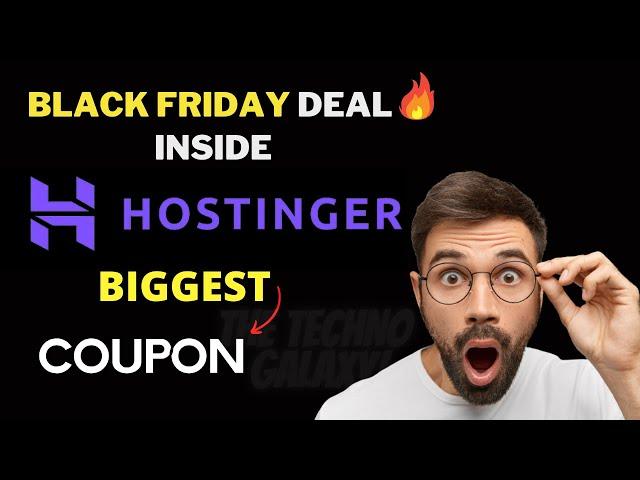 Hostinger Black Friday Sale 2024 | BEST Hostinger Promo Code Discount