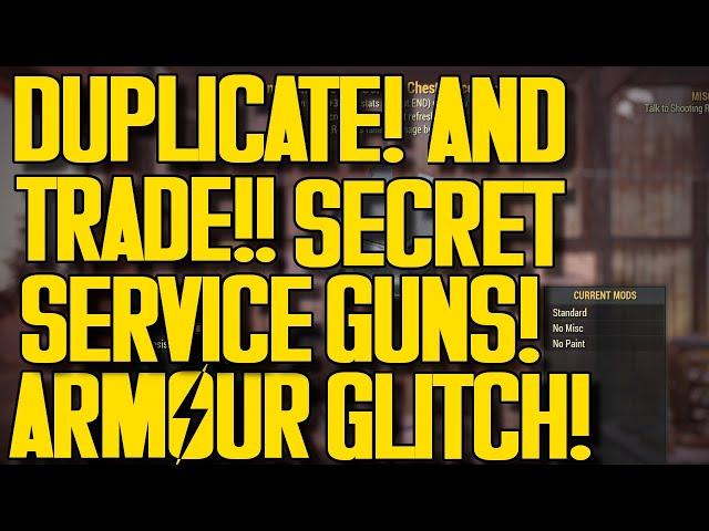 FALLOUT 76 *TRADE!!* & DUPLICATE! SECRET SERVICE ITEMS *GLITCH!* | EASY GLITCH TUTORIAL!!!