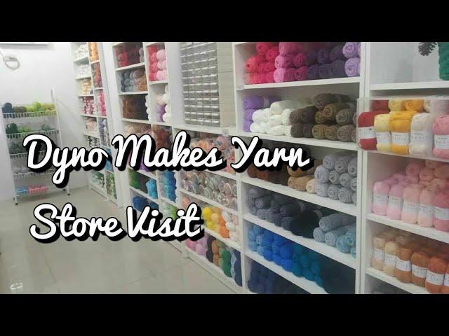 Dyno Makes Yarn Store Visit
