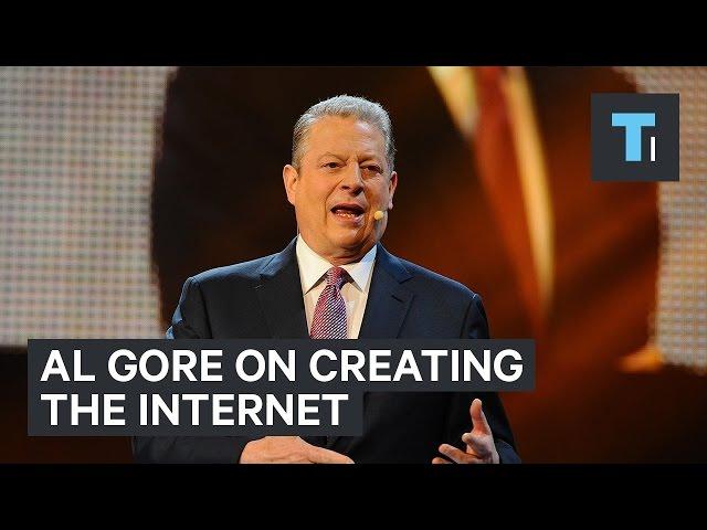 Al Gore on creating the internet