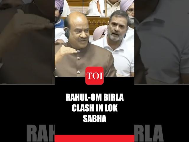 'Don't Interrupt': Rahul Gandhi Clashes With Speaker Om Birla In Lok Sabha