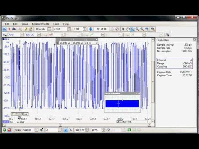 PicoScope 6: Capturing High--Speed Serial Data