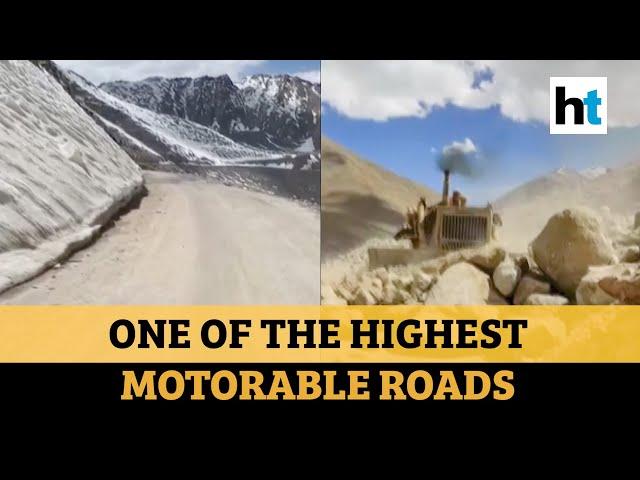 Ladakh: BRO expanding strategic Khardung La road amid face-off with China