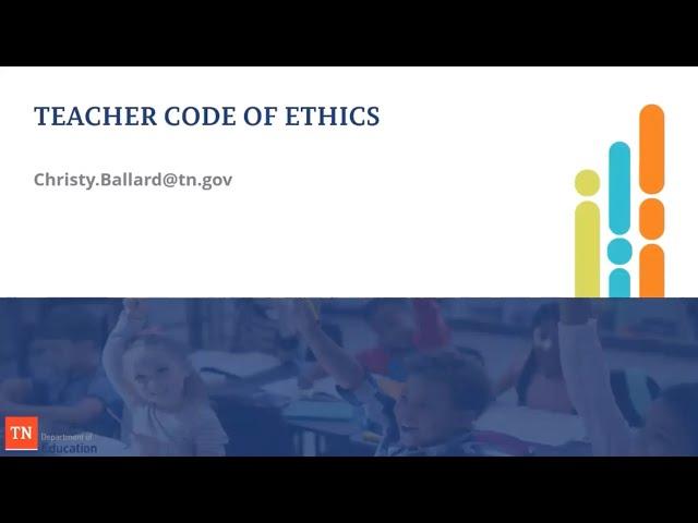 Teacher Code of Ethics