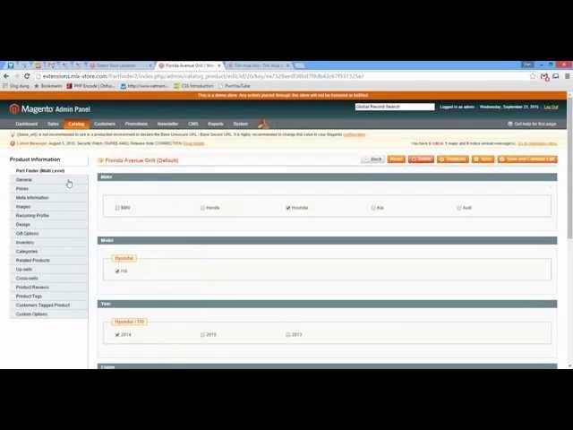 Part Finder (Multi Level) for Magento