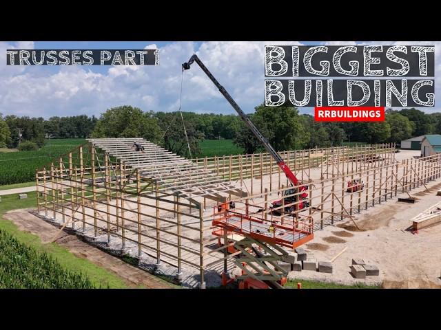 BIGGEST Building Ever Part 6: Installing Trusses