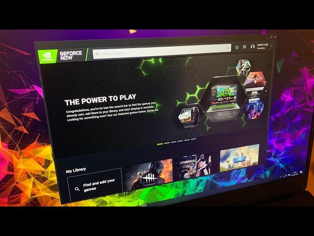 GeForce Now Setup and Gameplay