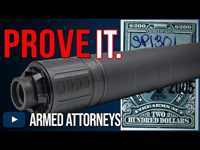 Do I Have To Keep My Tax Stamp With My NFA Item?