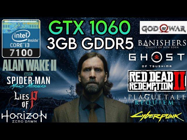 GTX 1060 (3GB) + i3 7100 & 16GB Ram - Test In 10 Games In 2024 !