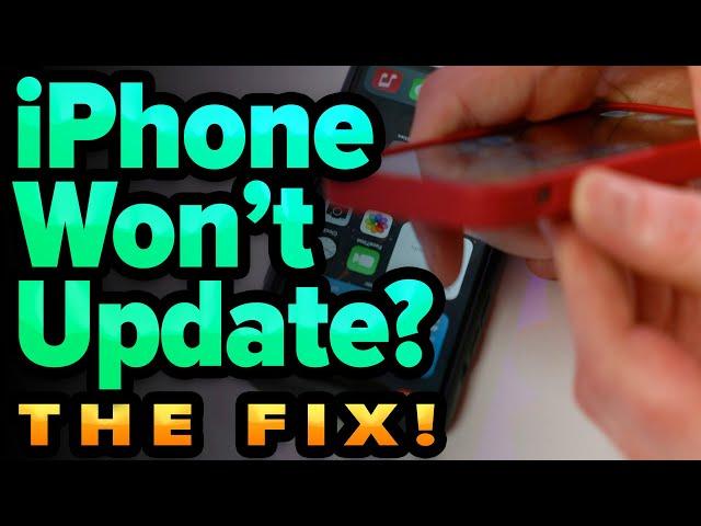 iPhone Not Updating? Here's The Real Fix!