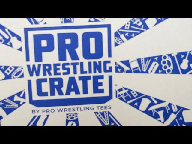 Opening the June 2022 PRO WRESTLING CRATE Mystery Box