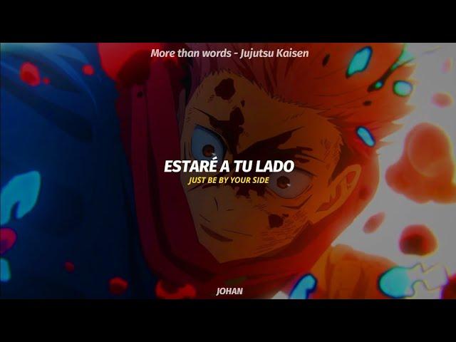 Jujutsu Kaisen Season 2 Ending 2 Full || more than words - Hitsujibungaku || AMV sub español