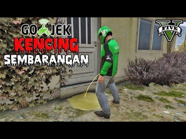 GOJEK PIPIS DIRUMAH ANGKER - GTA 5 YOUTUBER KOCAK PARODY