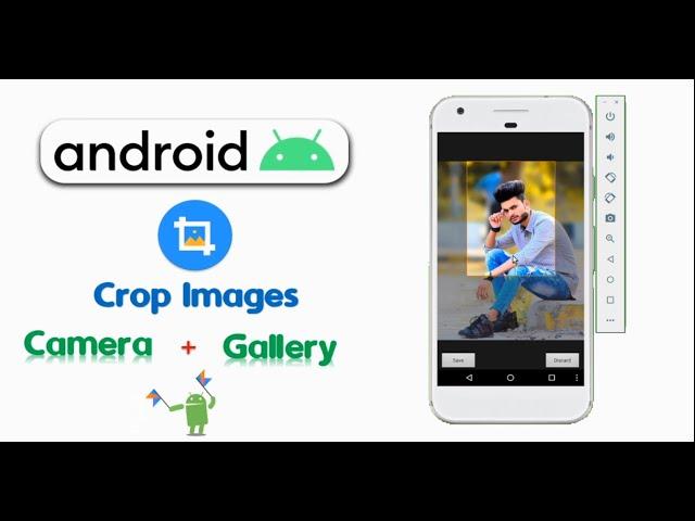 how to crop image from camera and gallery in android|pick image from gallery & camera android kotlin