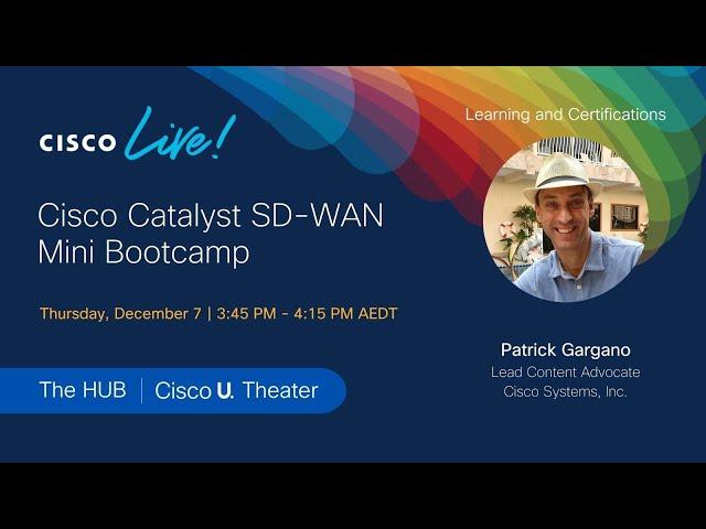 Cisco Catalyst SD-WAN Mini Bootcamp