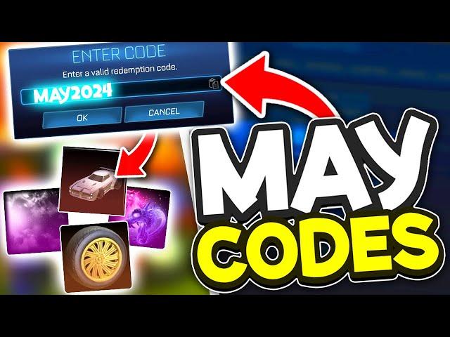 NEW MAY Redeem Codes! In Rocket League