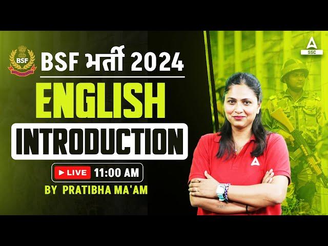 BSF Classes 2024 | BSF HCM & ASI English Classes 2024 | By Pratibha Mam