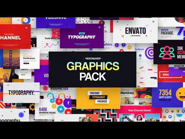 Videohive - Videomaker Graphics Pack 32196607 Free Download