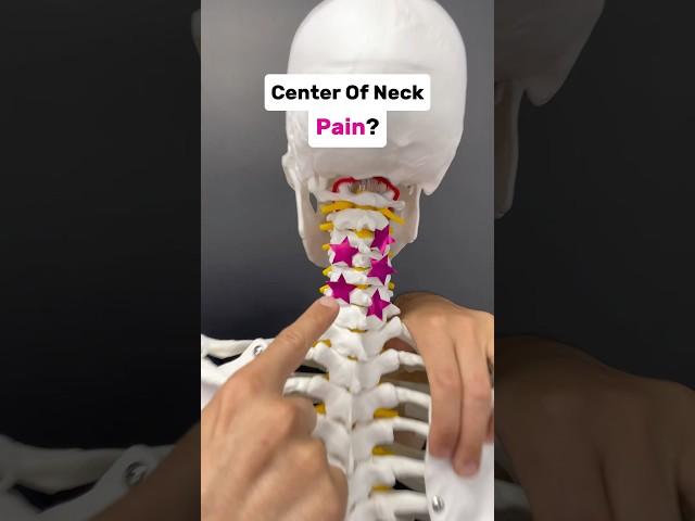 Center of Neck Pain? Try This! #neckpainrelief #neckpain #whiplash