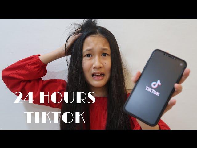 POSTING A TIKTOK EVERY HOUR FOR 24 HOURS  EXHAUSTING!!!!