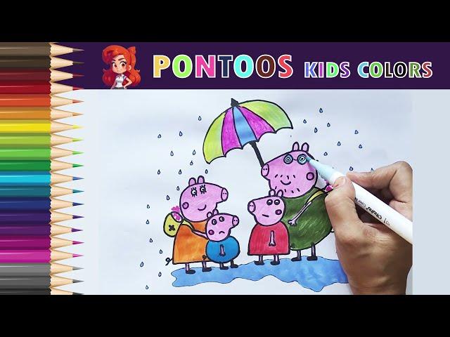 Peppa pig drawing #peppapigdrawing #draw#color #ytvideos#shortfeed #viral