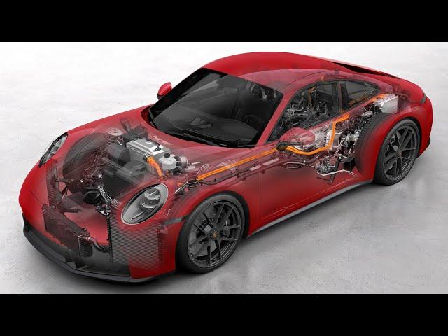 2025 Porsche 911 Carrera GTS (992.2) | T-Hybrid & Aerodynamic Animations