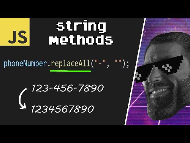 Useful string methods in JavaScript 〰️【4 minutes】