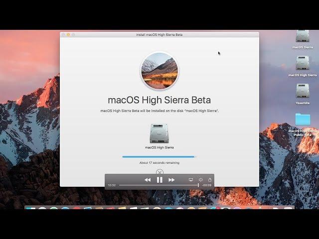 How to download and install macOS High Sierra Public Beta