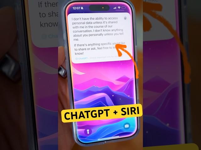 Apple Intelligence: Siri + ChatGPT Isn’t What You Think  #appleintelligence #ai #chatgpt #siri