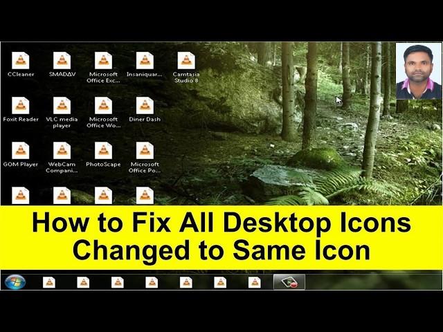 How To Fix All Icons Are The Same like VLC,Internet explorer,etc... On Windows 7/8/10