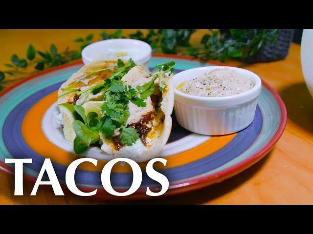 Tacos con Carne, Babaganoush e Tzatziki - CAPS LOCK - Misha | Cucina Da Uomini