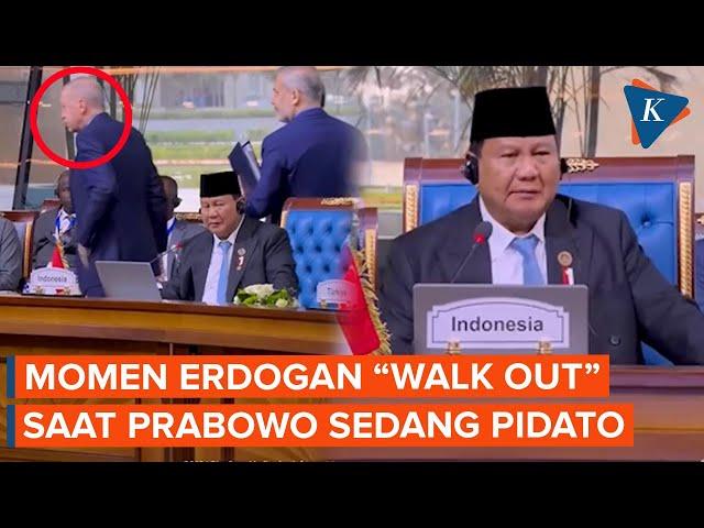 Momen Erdogan “Walk Out” Saat Prabowo Pidato di KTT D-8, Ini Kata Kemlu RI