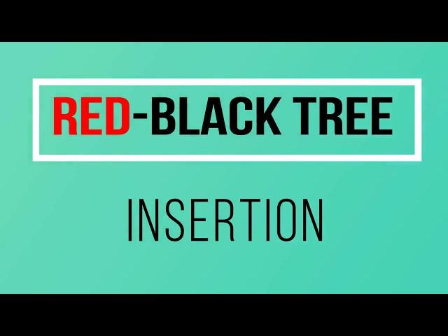 Red Black Tree Insertion