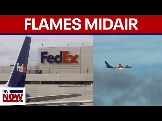 BREAKING: FedEx plane catches fire midair