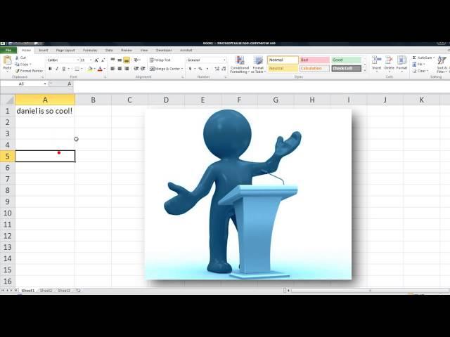 Make Excel Speak and Read Outloud - Excel VBA