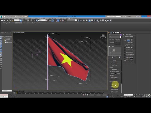 How to use 3ds max - Flag Modeling