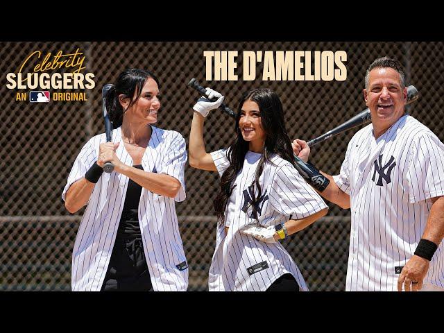 The D’Amelios (Charli D’Amelio & parents) go for the fences on Celebrity Sluggers!