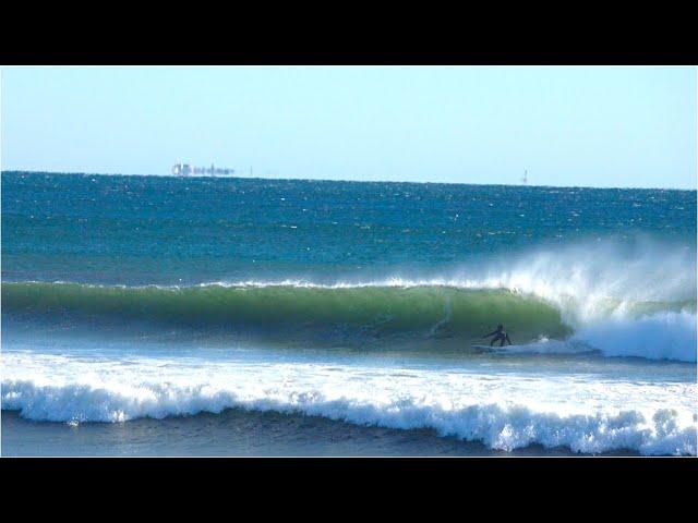 Thanksgiving Swell in NEW ENGLAND Produced Perfect Pointbreaks (2021)