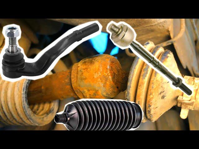 ЗАМЕНА РУЛЕВОЙ ТЯГИ И РУЛЕВОГО НАКОНЕЧНИКА #Shorts | REPLACING STEERING ROD AND STEERING END