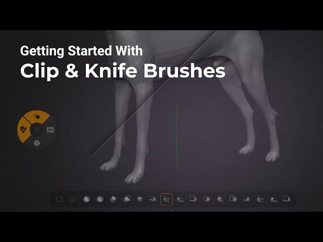 12 - ZBrush for iPad - Selection, Clipping and Knife Brushes