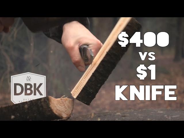 $1,- Knife VS $400,- Knife // A Battle To The Death